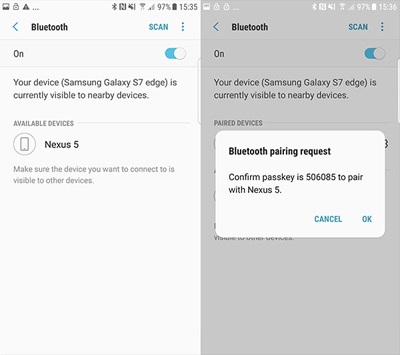 connect bluetooth pairing
